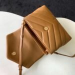 Replica Saint Laurent LouLou Toy Strap Bag Brown - Image 2