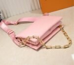 Louis Vuitton Coussin PM Bag In Light Pink With Jacquard Strap - Image 4