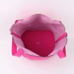 Rose red fake Hermes Picotin Lock handbag - Image 5