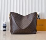 LV Monogram Canvas Vagabond Hobo - Image 4