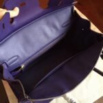 Iris Color Budget Knockoff Hermes Birkin 30cm Bag - Image 4