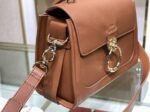 Top Quality Fake Chloe Small Tess Day Bag In Caramel Grained Leather - Image 7