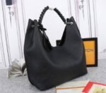 LV Mahina Carmel Hobo In Black - Image 2