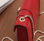 Fake Bvlgari Serpenti Forever Small Crossbody Bag Red Leather - Image 8