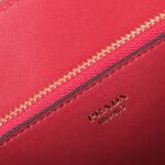 Prada Monochrome Small Bag Knockoff in Red - Image 2