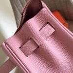 Pink Clemence Replica Hermes Kelly Retourne 32cm Tote - Image 6