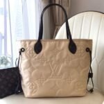 Louis Vuitton Econyl Regenerated Nylon Neverfull MM Tote In Cream