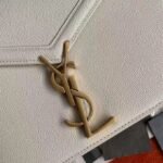 Fake Saint Laurent Cassandra Medium Chain Bag White - Image 4