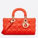 Dior Lady D-Joy Medium Bag Replica in Orange