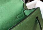 Hermes Kelly Mini II Bag Replica in Vert Criquet - Image 7