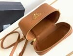 Prada Mini Vanity Bag Imitation in Brown - Image 10