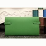 Bamboo designer replica Hermes Kelly Longue wallet - Image 7