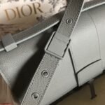 Dior 30 Montaigne Medium Bag Replica in Grey Ultramatte Grained Calfskin - Image 6