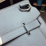 Blue lin fake designer Hermes Jypsiere 34cm handbag - Image 6