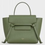 Celine Belt Nano Bag Knockoff in Light Khaki