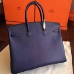 Sapphire Hermes Birkin 30cm Replica Copy Handbag - Image 5