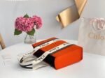Top Quality Fake Chloe Medium Woody Tote Bag In Orange Felt - Image 3