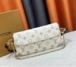 Louis Vuitton Monogram Dune Canvas Ivy Wallet With Chain And Strap