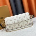 Louis Vuitton Monogram Dune Canvas Ivy Wallet With Chain And Strap
