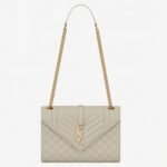 Replica Saint Laurent Envelope Medium Bag White