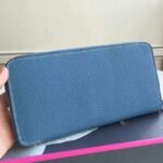 Blue Jean Fake Designer Hermes Wallet Azap Zipped - Image 3