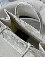 Dior Large Book Tote Bag Replica in Dior Around the World Stella Embroidery - Image 5