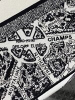 Dior Large Book Tote Bag Knockoff in White Plan de Paris Embroidery - Image 2