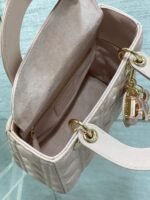 Dior Small Lady Dior Bag Fake in Pink - Image 10