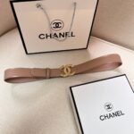 Chanel CC logo leather belt - Image 9