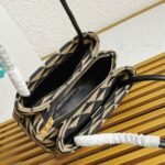 Prada Supernova Small Shoulder Bag Imitation in Black/Beige - Image 7