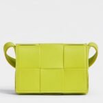 Top Quality Replica Bottega Veneta Candy Cassette Bag In Acid Kiwi