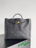 Replica Bottega Veneta Large Andiamo Bag Black - Image 4