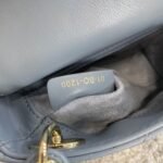 Dior Lady Dior Micro Bag Fake in Blue Cannage Lambskin - Image 10