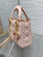 Dior Lady Dior Mini Bag Fake in Pink - Image 6