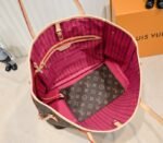 Louis Vuitton Monogram Canvas Neverfull MM Tote In Red - Image 5