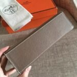 Etoupe Epsom Top Replica Hermes Kelly Pochette Mini Handbag - Image 5