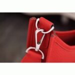 Red Evelyne III PM Bag Fake Luxury Hermes Casual Tote - Image 6