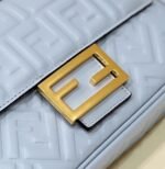 Top Quality Replica Fendi Baguette Chain Midi Bag In Blue - Image 7