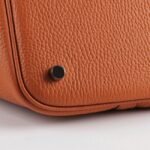 Orange knockoff Hermes Picotin Lock handbag - Image 3
