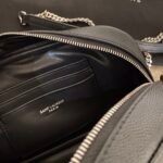 YSL Mini Lou Quilted Leather Camera Bag - Image 9