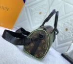 Louis Vuitton Monogram Macassar Canvas Keepall Bandouliere 25 In Minty Green - Image 5