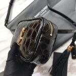 MONOGRAM CHAIN WALLET IN CROCODILE EMBOSSED SHINY LEATHER - Image 4