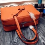 Orange Fake Hermes Victoria II 35cm Bag - Image 2