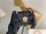 Top Quality Fake Chloe Penelope Mini Shoulder Bag in Black Grained Calfskin - Image 7