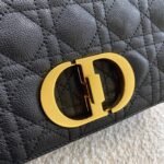 Dior Caro Medium Bag Fake in Black - Image 3