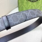 Square G reversible leather belt - Image 9