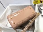 Dior Lady Dior Mini Chain Bag Fake in Nude - Image 6