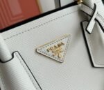 White Prada Double Mini Bag Replica - Image 2