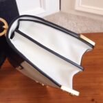 White/Black Prada Cahier Shoulder Bag Knockoff - Image 3