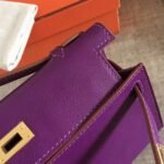 Cyclamen Swift Fake Hermes Kelly Pochette Feminine Clutch - Image 7